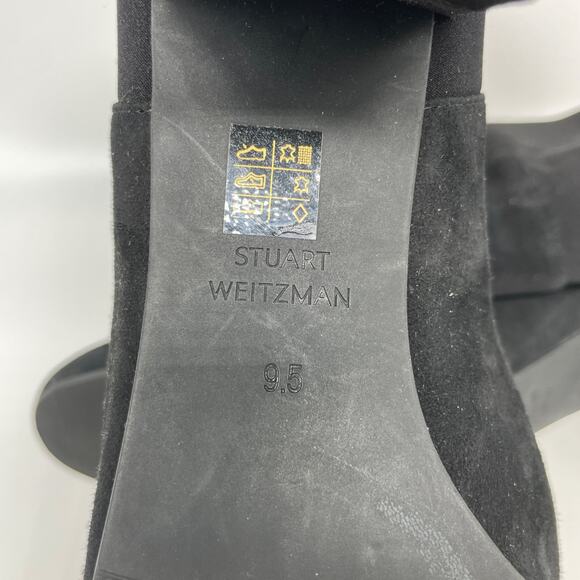 Stuart Weitzman Gillian Suede Knee-High Boots Over the Knee Boots Size 9.5 B - Picture 11 of 15
